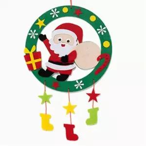 내방꾸미기 크리스마스 펠트리스 단품산타