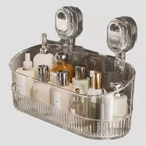 수납함 개수대 트레이 흡착 물빠짐 무타공 다용도