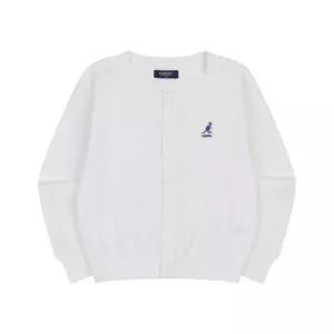 [롯데백화점]캉골 베이직 로고 썸머 가디건 RB 0001 화이트