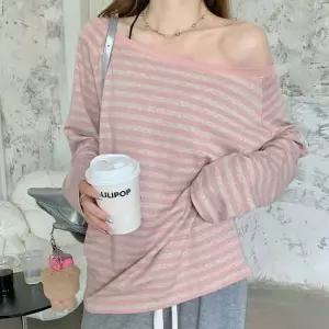 핑크 오프숄더 단가라 티셔츠 여리핏 루즈 데일리 꾸안꾸룩