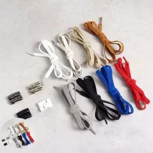 고무 운동화끈 클립 버클 세트 덩크 에어포스 신발끈 매듭없는신발끈