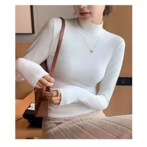 골지 니트 반폴라티셔츠 여성 골지티셔츠