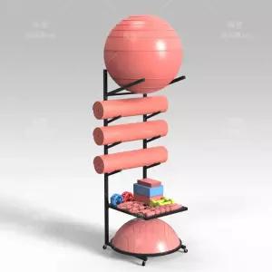 폼롤러 정리대 요가 정리함 수납함 헬스장 홈트 짐볼