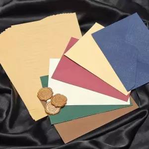 고급 162QWJ31 감성 편지지 3개 세트 예쁜 디자인 편지봉투 편지 쓰기 세트