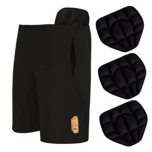 성인 및 청소년을 위한 인라인 스케이트, 롤러블레이드, 스케이트보드를 몰트 소다 슈레딩 u2013 탈착식 패딩 스케이트 반바지 착용