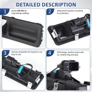 현대 호환 제네시스 G80 세단 2015-2020 81260B10104X L08A 트렁크 릴리즈 버튼