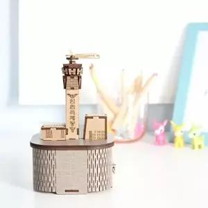 DIY 조립 회전 우드 오르골 인천국제공항 (KYR-W5DEA27)