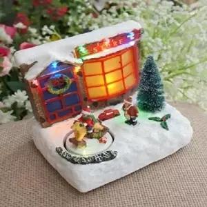 크리스마스 토이 스토어 LED 오르골 (KYR-W9DF231)