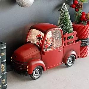 크리스마스 자동차모양 워터볼 오르골 은은한 led조명 (KYR-W9B035A)