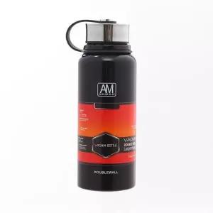 AM 스테인리스 진공 보온병(블랙) 650ml 진공물병-WD03E0F