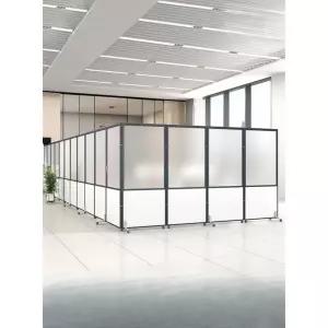 사무실 아크릴 칸막이 파티션 불투명