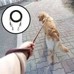 느낌상점 방수 대형견 와이어 목죽 리드줄 강아지 애견 개줄 와이어줄