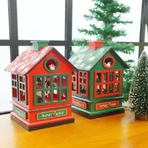 크리스마스 회전목마 하우스 오르골 (KYR-W9DF24D)