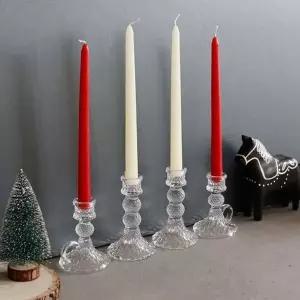 크리스탈 유리 캔들홀더 인테리어 촛대 감성 소품 (KYR-WFG00ED)