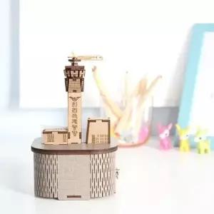 DIY 조립 회전 우드 오르골 인천국제공항 (KYR-W5DEA27)