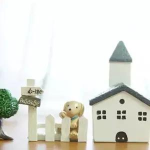 인테리어 장식 데코 소품 집지키는 강아지 미니어쳐 (KYR-W5ECCE7)