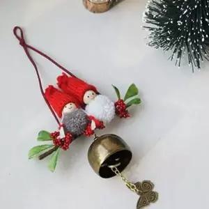 크리스마스 분위기가 나는 산타 레드후드 도어벨 (KYR-W5590D7)