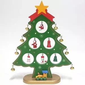 크리스마스 오너먼트 원목트리 성탄절 미니 탁상트리 (KYR-W515D4A)