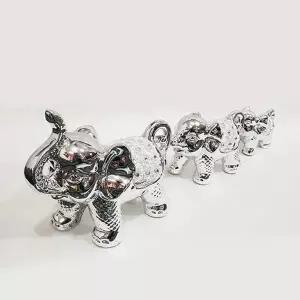 보석 등자 코끼리 장식소품 1040-1 실버 (KYR-W55E3C4)