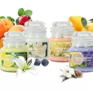 아로마캔들 실내방향제 향초 소이캔들 90g 11종 (KYR-WB86744)