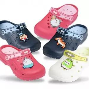 [하프클럽/]여성 샌들 물놀이 캐릭터 푹신한 키높이 아쿠아러쉬