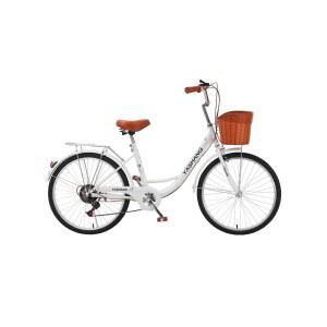 샤크팡 24인치 26인치 바구니 통근용 클래식 출퇴근 자전거 성인자전거