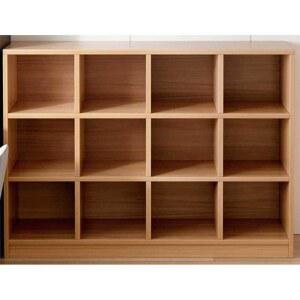 샤크팡 가방장 책장 수납 서재 선반 공부방 우드 고무나무 수납장