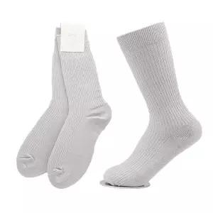 [하프클럽/]여성용 가는골지 장목양말 쿨그레이 5켤레