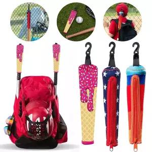 야구 및 소프트볼 핸들 커버 울타리에 걸 수 있는 후크가 있는 쿠시 지퍼 슬리브 차량 보호 필수 액세서리