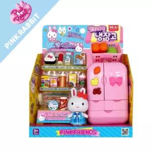 플유 핑크래빗 냉장고 세주 장난감 선물 역할놀이 여아선물 남아선물