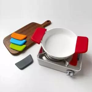 냄비 핸들커버 둥근 실리콘 세트 2p 손잡이 내열실리 냄비손잡이