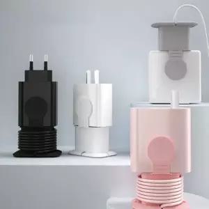 어댑터 선정리 홀더 1+1 충전기 보호 케이스 케이블 수납 거치대