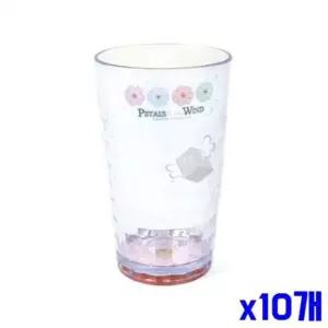 bns 튼튼한 투명컵 8.2x14cm x10개 플라스틱컵 물컵 물컵 플라스틱컵 주방컵 가정용컵