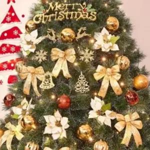 성탄절 크리스마스 장식 300cm 트리 장식 세트 오너먼트 골드볼 연말 성탄절