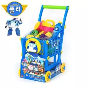 (폴리) 로보카폴리 쇼핑 카트/마트/놀이/계산/소꼽/어린이/완구/장난감/유치원/역할/시장/가게/여아/부엌