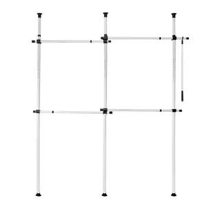 기둥 행거 옷행거 행거봉 고정식행거 4단 함마톤 (KYR-WFF2CD6)