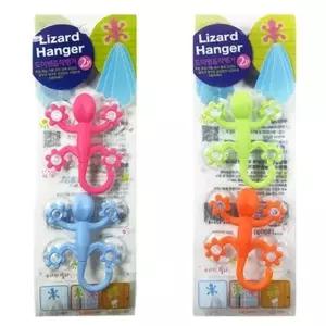 우일 도마뱀 흡착행거2p 청소정리 옷걸이 흡착식행거 (KYR-W23375D)