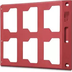 밀워키와 호환되는 팩아웃 플레이트 퀵 커넥트 빨간색 하프 1개