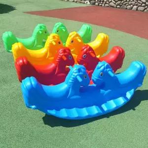 어린이바이킹 교회 유치부 레드 시소 에어 샤미레드 놀이터