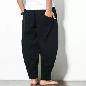 [셀러에이드]남성 배기팬츠 허리밴딩 바지 루즈핏 팬츠 편한바지 3색