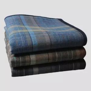 순면 체크 손수건 3종 세트 답례품 단체선물 선물용 면수건 손면수건 남자손수건 스카프