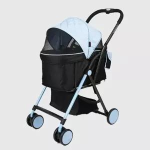 고품질 패리스독 베로 C300 강아지 유모차 (블루) 강아지유모차 반...