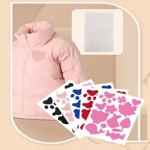 WL 의류 수선 스티커형 와펜 메꿈 패치 베이지 의류수선패치 스티커형패치 와펜패치