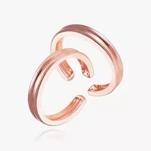 [엘렌쥬얼리]14K 스테디 더블 링 금 귀걸이 귀찌