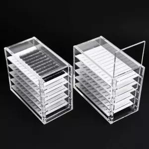 bns 속눈썹 5단 수납케이스 1개 속눈썹정리함 속눈썹거치대 아크릴정리함 속눈썹보관