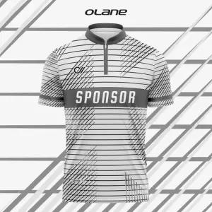 OLANE 볼링 전사유니폼 상의 (BLJS005) 화이트 [단체주문]