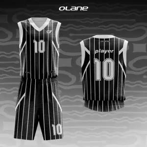 OLANE 농구복 전사유니폼(BBJS004) 블랙 [단체주문]