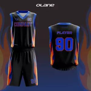 OLANE 농구복 전사유니폼(BBJS003) 블랙 [단체주문]