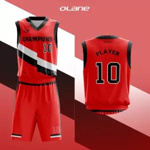 OLANE 농구복 전사유니폼(BBJS002) 레드 [단체주문]