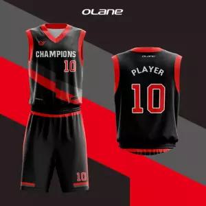 OLANE 농구복 전사유니폼(BBJS002) 블랙 [단체주문]